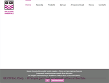 Tablet Screenshot of gecoambiente.eu